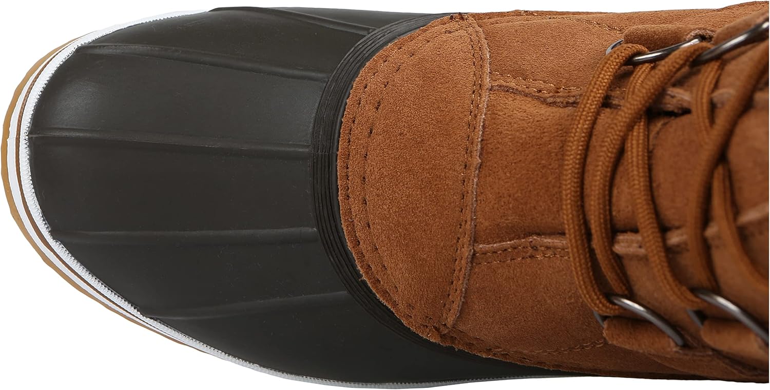 Northside Womens Katsura Snow Boot Waterproof Insulated Winter Boots Faux Fur Collar D-Ring Speed Lacing System Footwear with Washable EVA Insole, Caramel, Size 7