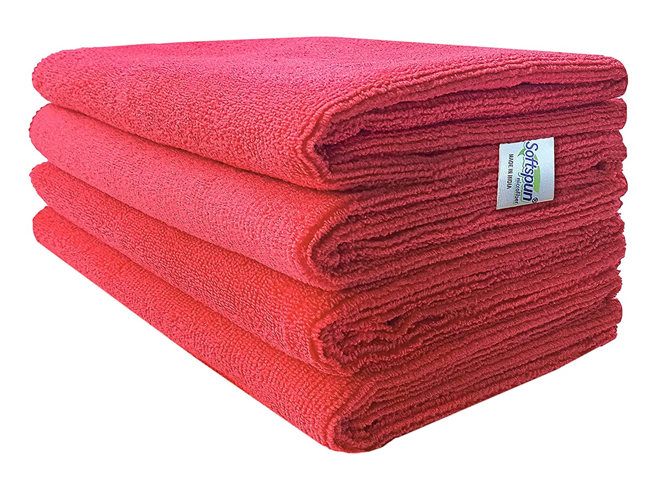 See full amazon price history chart for SOFTSPUN Microfiber Cleaning Cloth 4 pcs 40x60cm 340 GSM Red Thick Lint & Streak-Free Super Absorbent Multipurpose Wash Towels for Kitchen Car Window Stainless Steel & Silverware Pack of 4. SOFTSPUN Microfiber Cleaning Cloth 4 pcs 40x60cm 340 GSM Red Thick Lint & Streak-Free Super Absorbent Multipurpose Wash Towels for Kitchen Car Window Stainless Steel & Silverware Pack of 4. (B07GC21MTH) Amazon Price History, Amazon Price Tracker