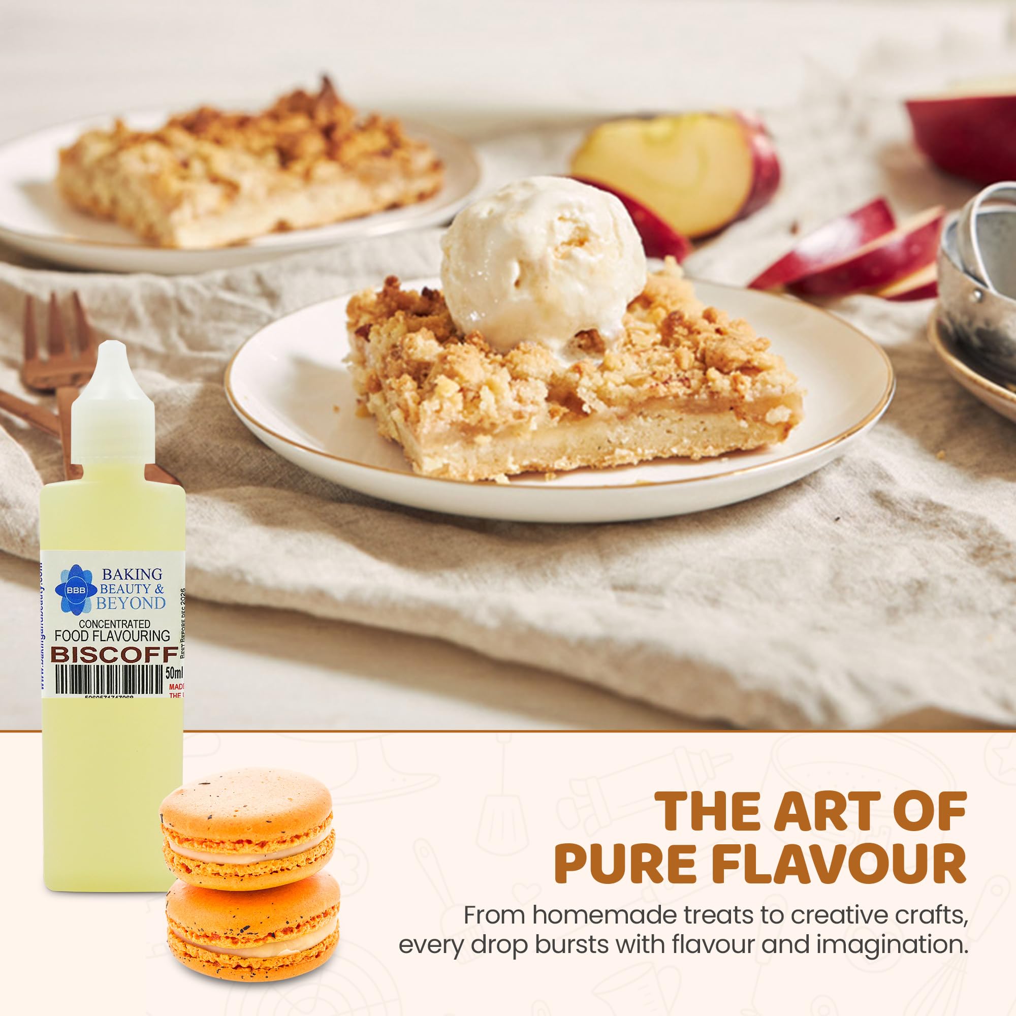 Baking Beauty and Beyond Concentrated Food Flavouring - Biscoff (50ml) — view 4