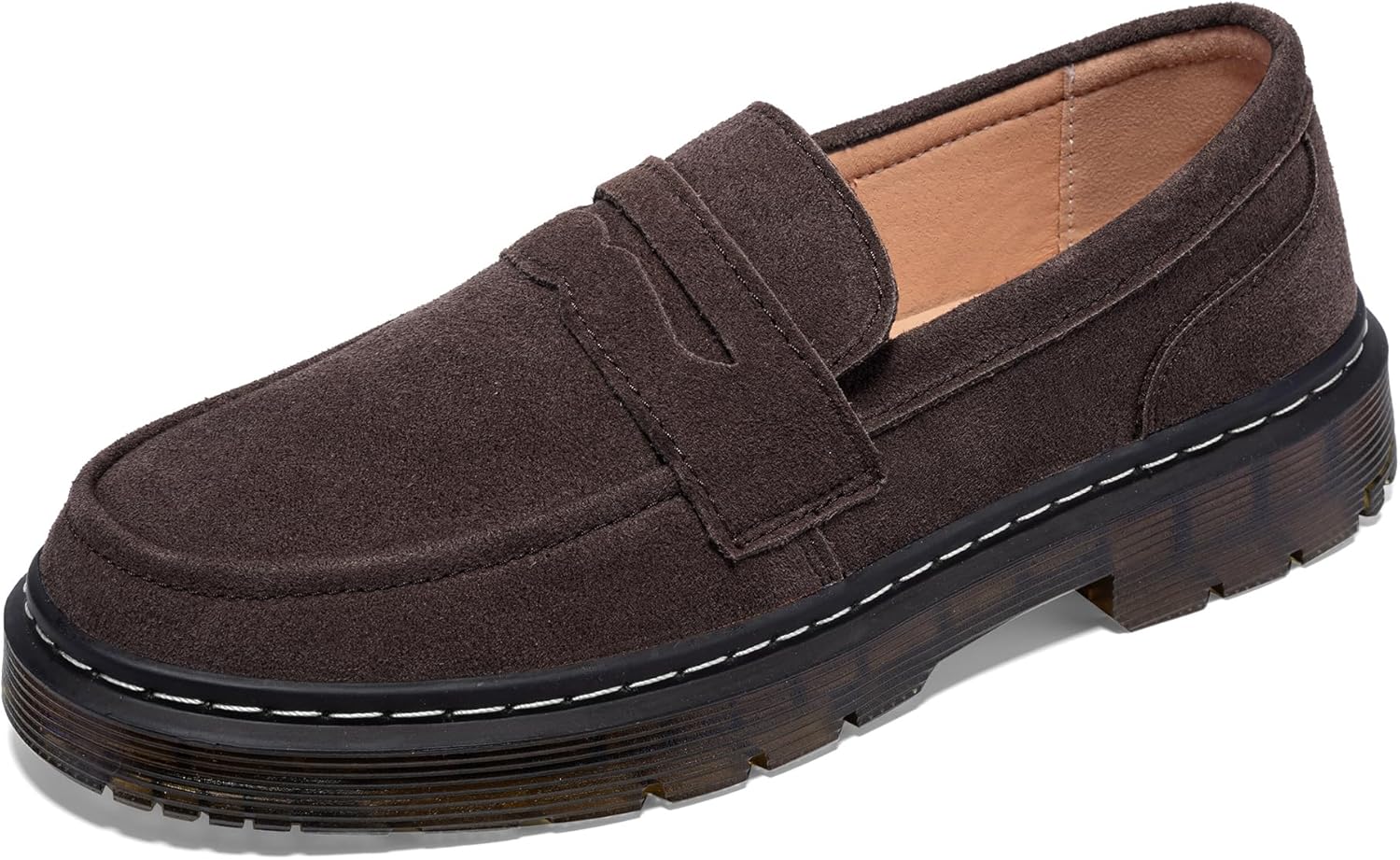 Women's Suede Penny Loafer Comfort Driving Moccasins Casual Slip-Ons Loafer Flats Fashion Women Business Work Shoes - Image 3