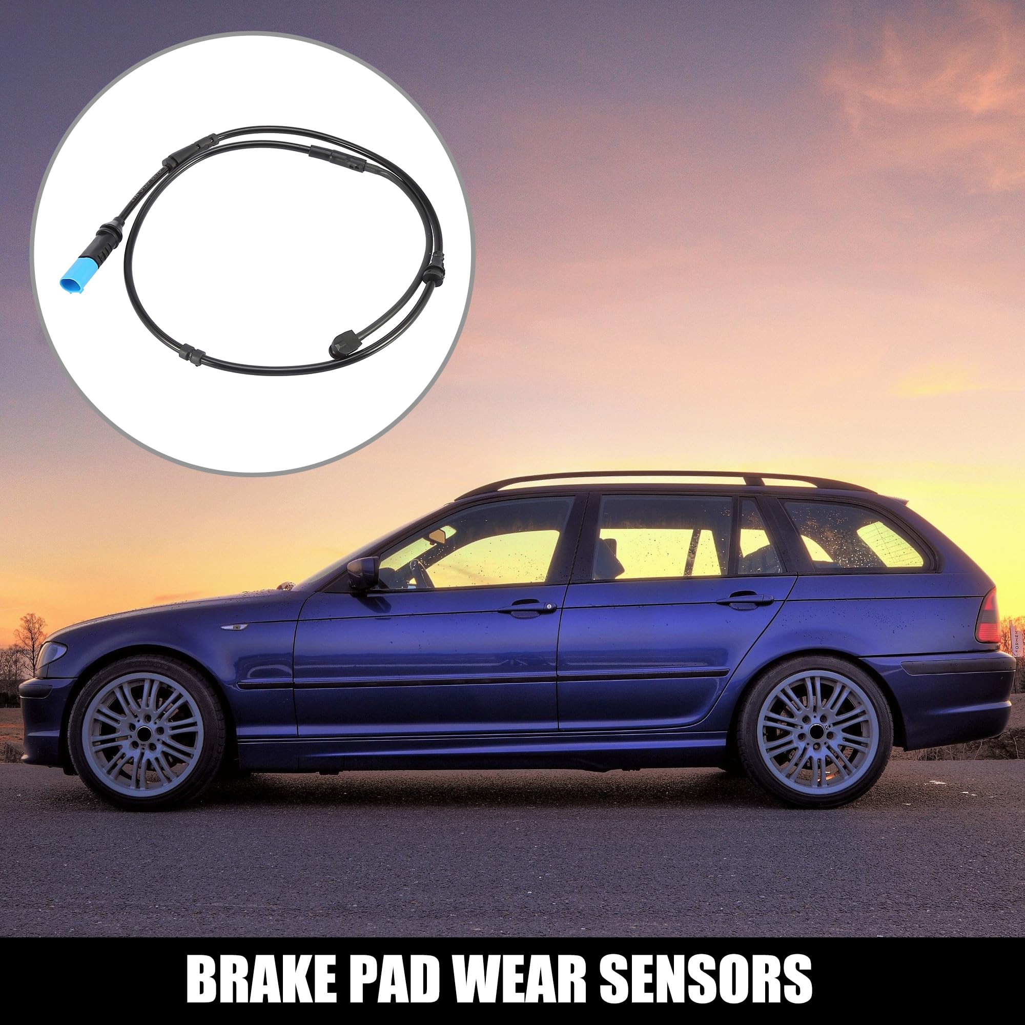 Amazon.com: X AUTOHAUX 34356870351 Car Front Brake Pad Wear Sensor 