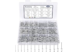 Assortment Kit of Rivets: 500pc Pop Rivet Revolve