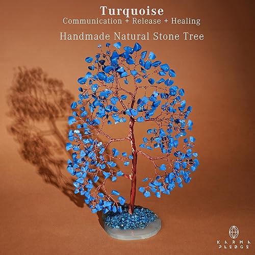 Miniatura 220 de Árbol de la vida de cristal curativo de 7 chakras, árboles bonsái hechos a mano para energía positiva, dinero y buena suerte, árbol para decoración