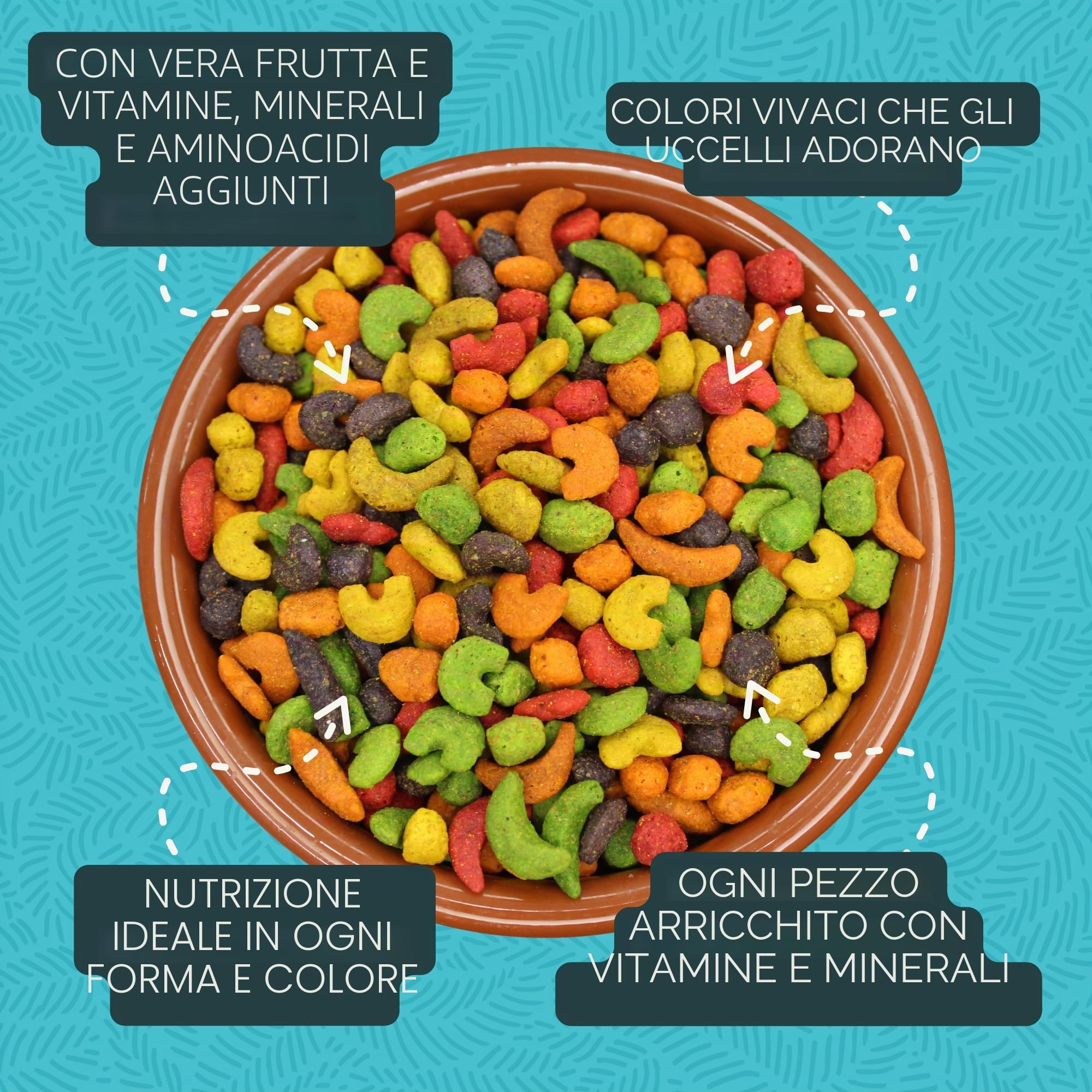 ZuPreem Fruitblend - Mangime completo per uccelli medio-grandi, 7,5 kg