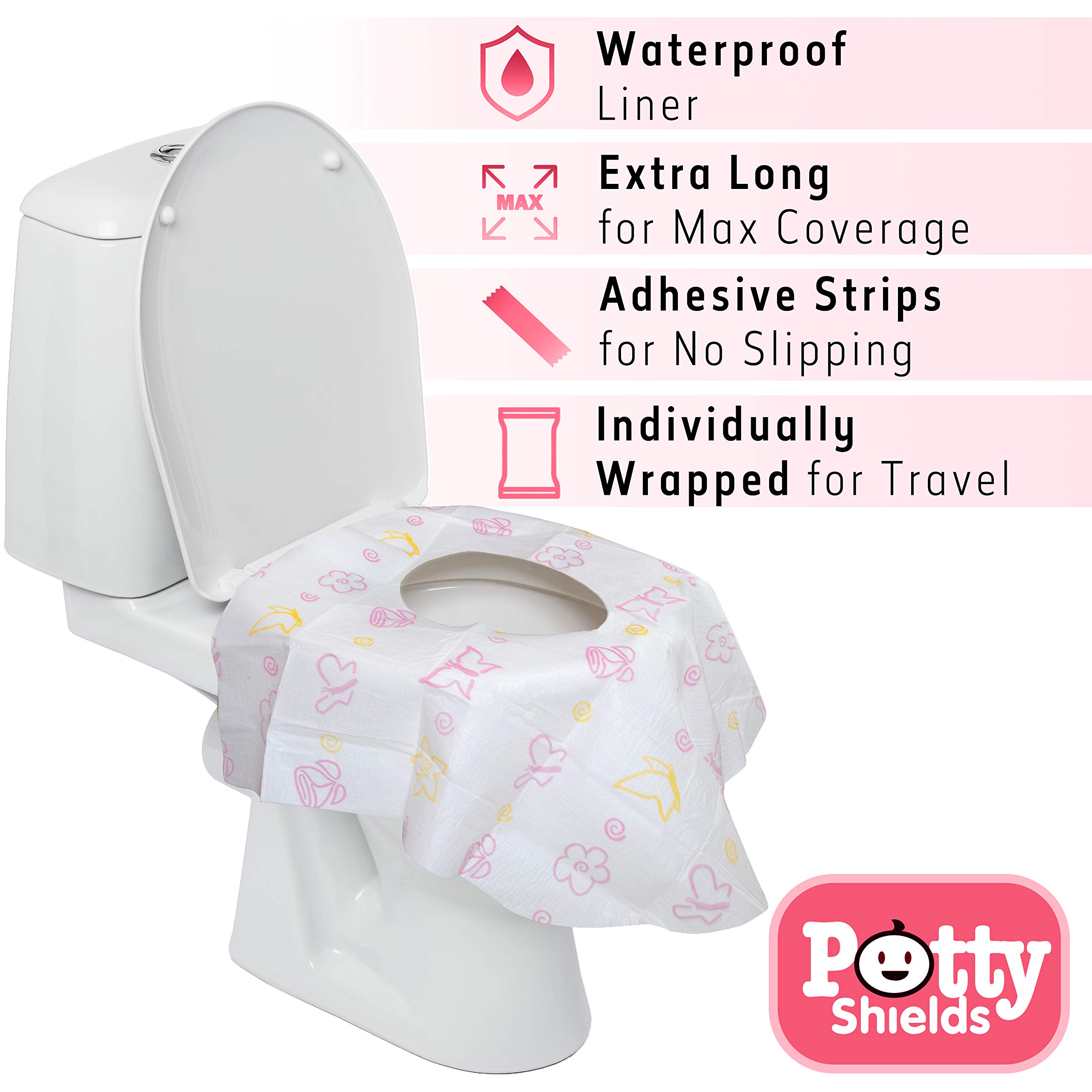 Buy Disposable Toilet Seat Covers for Kids & Adults, 20 Pack Protect