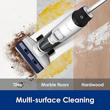 iFLOOR 5 Breeze Complete Wet Dry Vacuum Cordless Floor Washer & A20 Cordless Stick Vacuum Cleaner, Up to 40Min-Runtime 3 Modes for Multi-Level Messes,