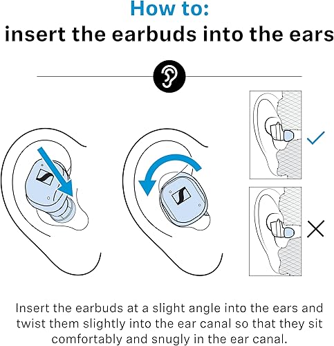 Miniatura 11 de Sennheiser MOMENTUM True Wireless 4 - Auriculares inteligentes, Bluetooth 5.4, sonido cristalino, auriculares con cancelación de ruido, diseño