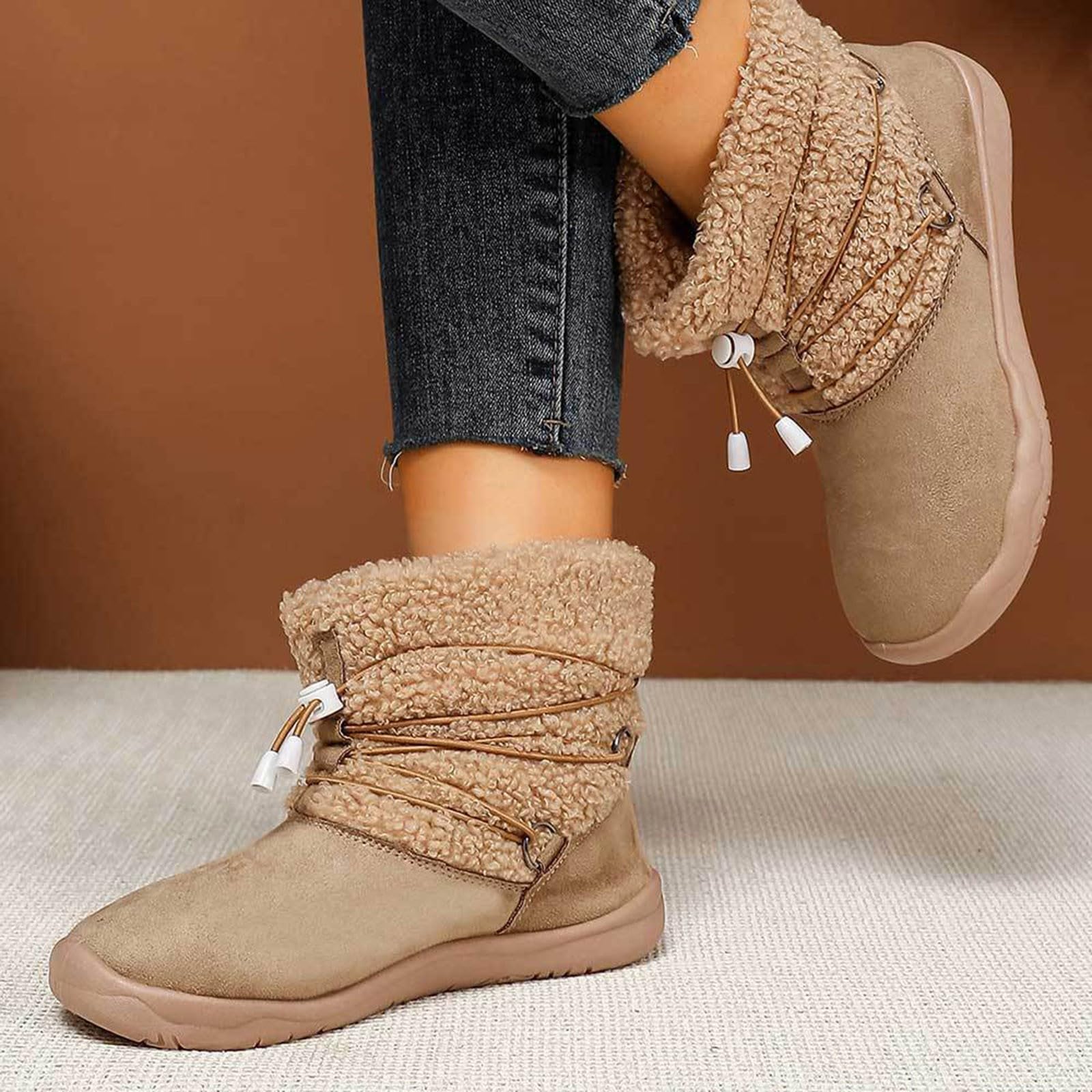 Ciabatte Donna Pantofole Donna Scarpe Pelose Lana Cotta Scamosciate Stivaletto Coppia Lui Lei Da Casa Uomo Pelo In Blu Invernali Chiuse Feltro Il Pelliccia Calde 35 Memory Foam Babbucce Con Zeppa