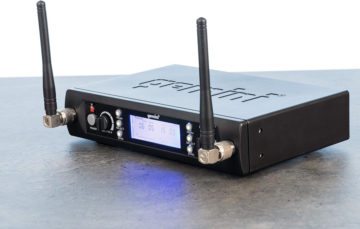 Gemini Sound UHF-6200M Wireless Mic System – UHF Receiver with Selectable Frequencies, Dual Handheld Mics, 150ft Range, LCD Display, Clear Audio for Performers, Churches, Weddings & Events - Image 2