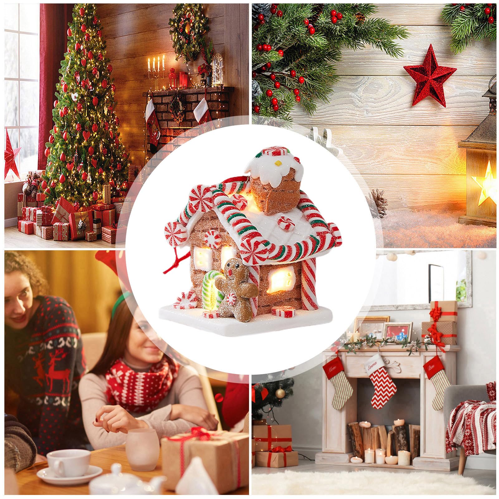Amazon.co.jp: クリスマスジンジャーブレッドハウス | ジンジャー