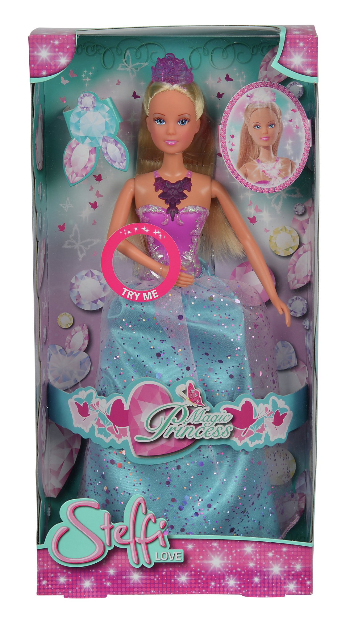 Simba Steffi Love Magic Princess, Pink/Blue