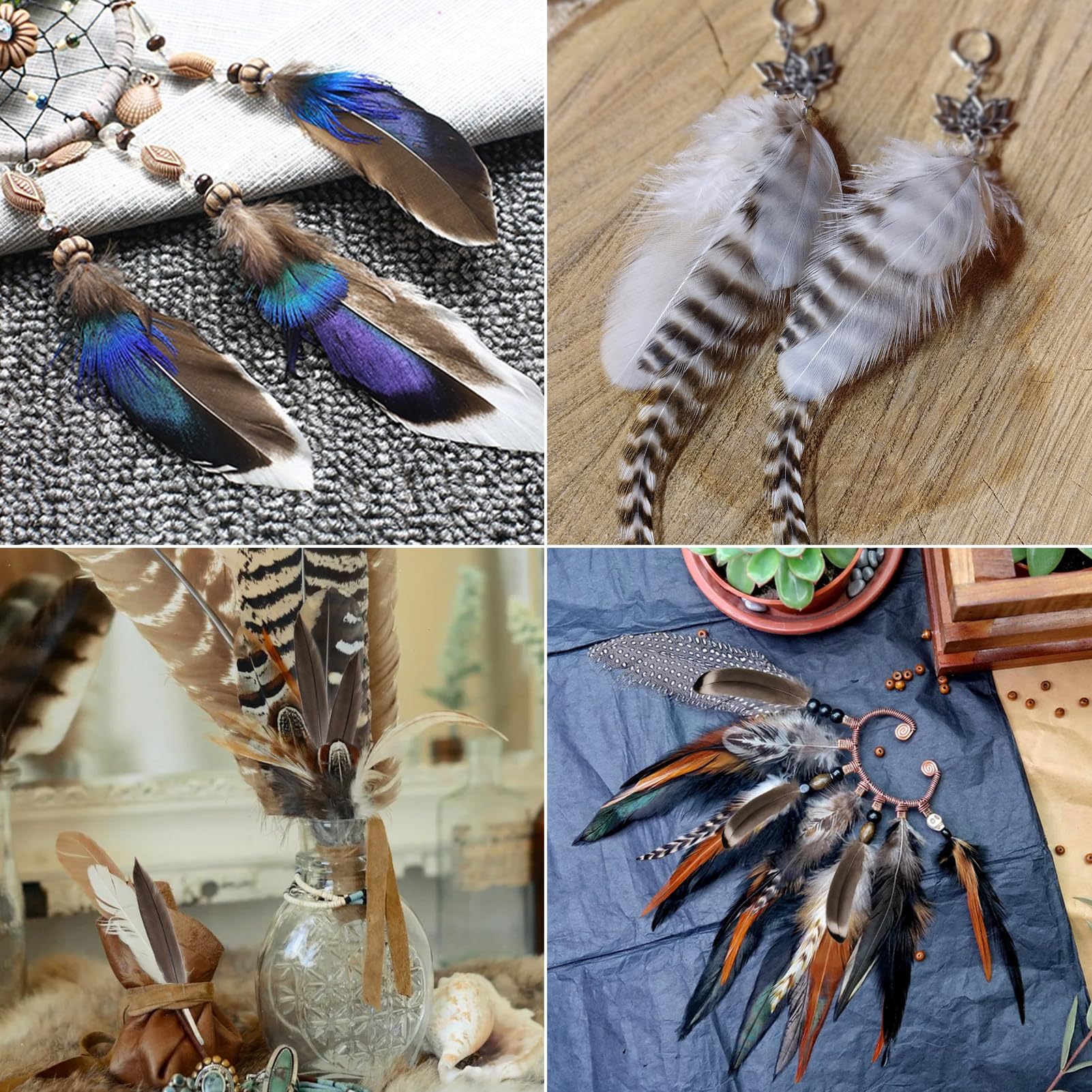 THARAHT 120 szt. Mix kolorów osiem stylów cętkowane małe naturalne pióra luzem 6-18 cm do szycia rękodzieła odzież biżuteria ślubna kapelusze do włosów łapacz snów dekoracja pióra perliczki