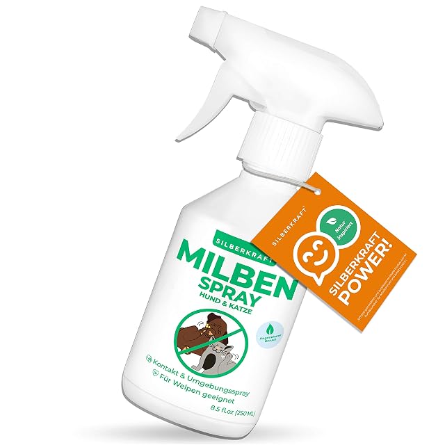 Silberkraft Spray antiácaros para perros y gatos con efecto inmediato