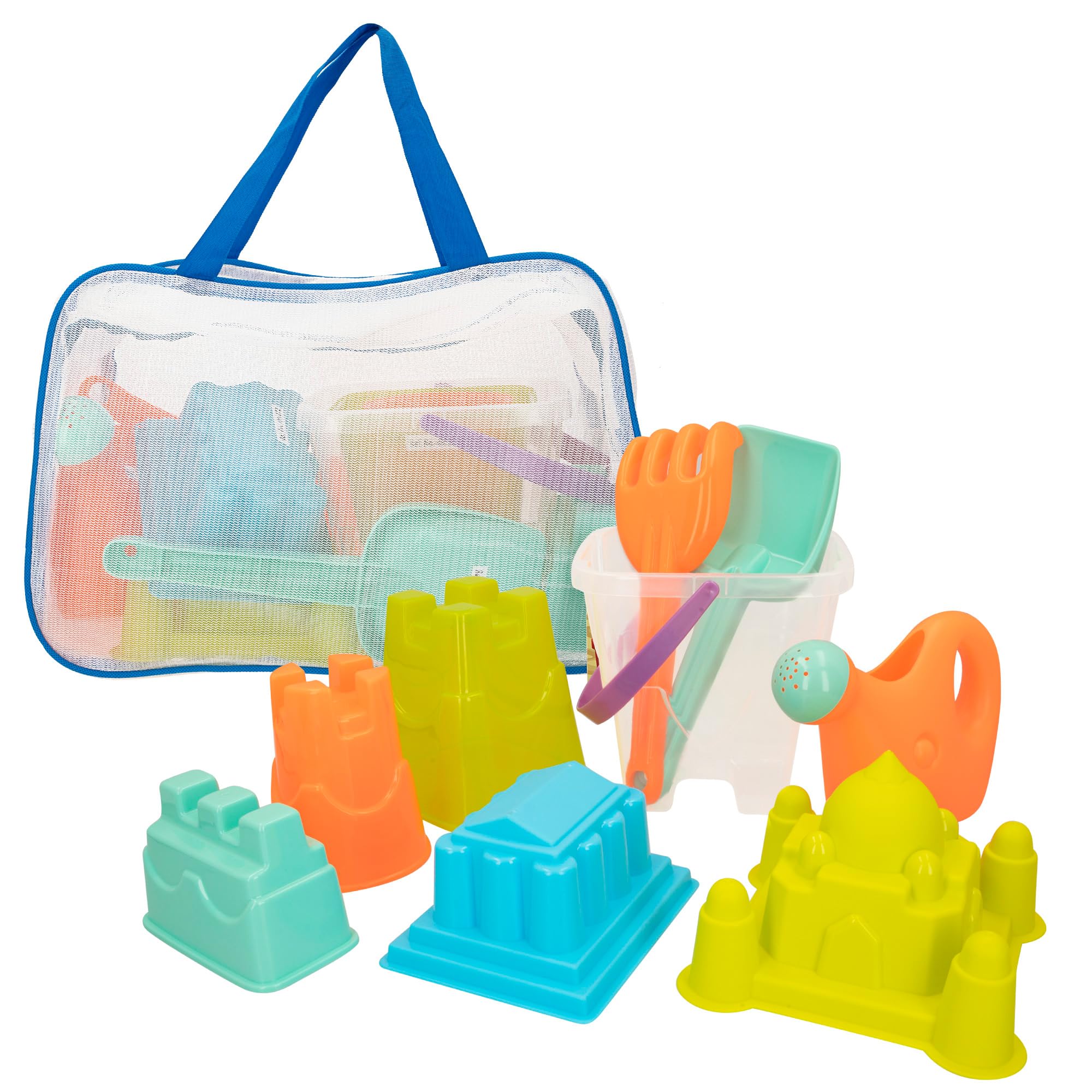 ColorBaby 49273 49273 Jouets de plage pour enfants, seau de sable, diamètre 18 cm, cèdre, pelle, râteau, arrosoir, camion, moules sable, 18 mois ColorBaby 49273 49273 Jouets de plage pour enfants, seau de sable, diamètre 18 cm, cèdre, pelle, râteau, arrosoir, camion, moules sable, 18 mois