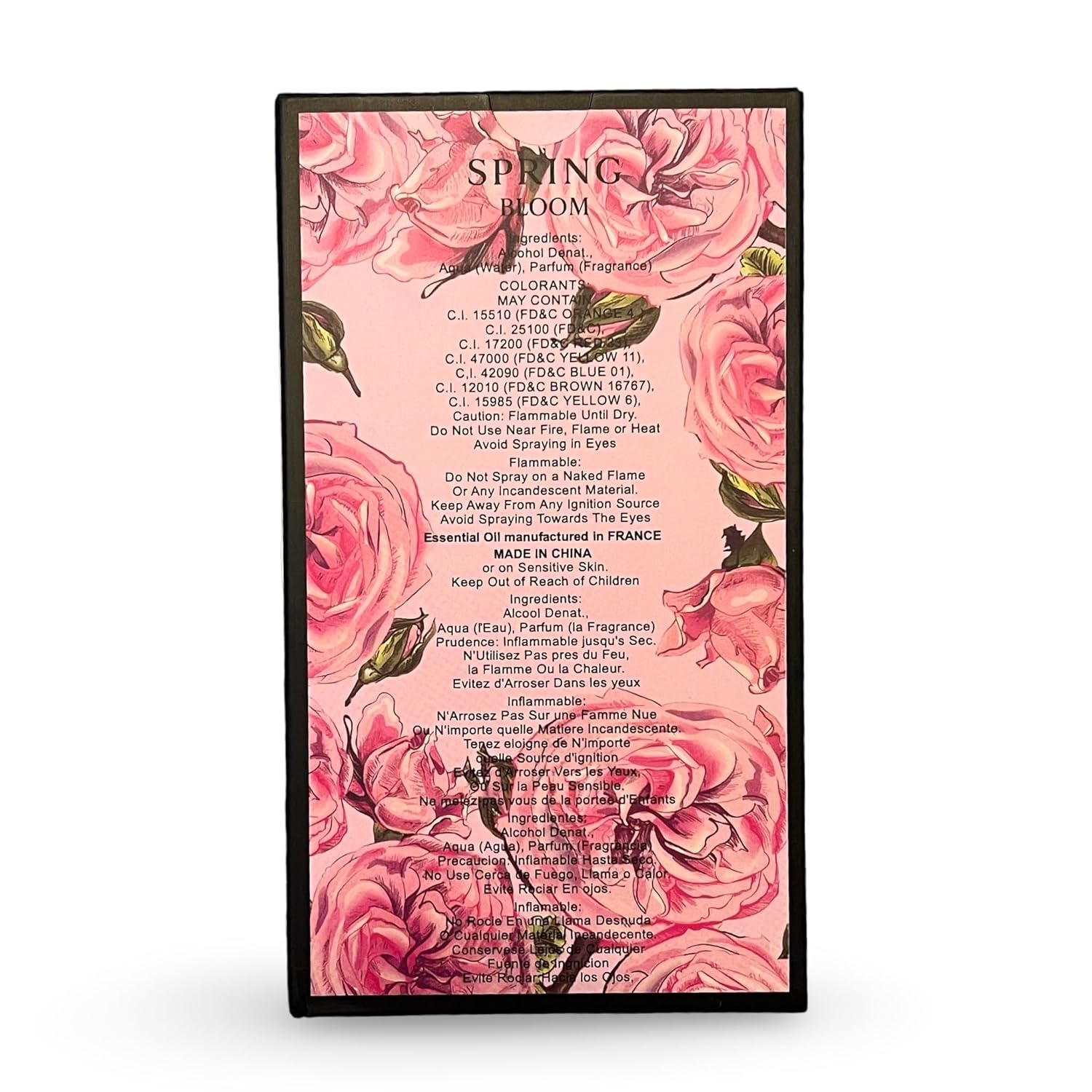 SPRING BLOOM Eau de Parfum, Floral Jasmine and Tuberose Fragrance, Natural Spray, Pink Rose Design, 3.4 Fl Oz - Image 4