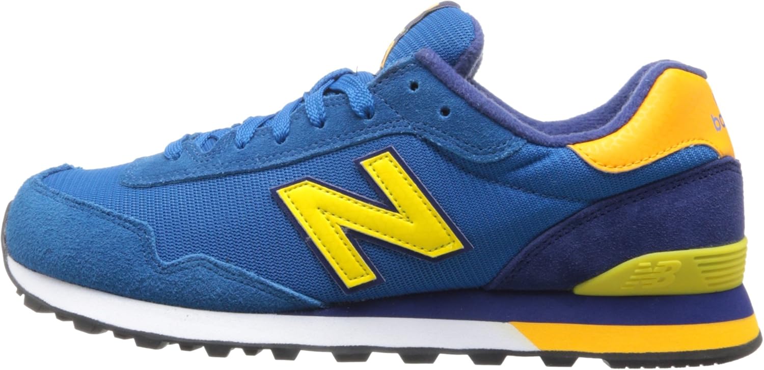 New Balance Men's Ml515 Sneaker 46.5 EU Wide Blue/Yellow