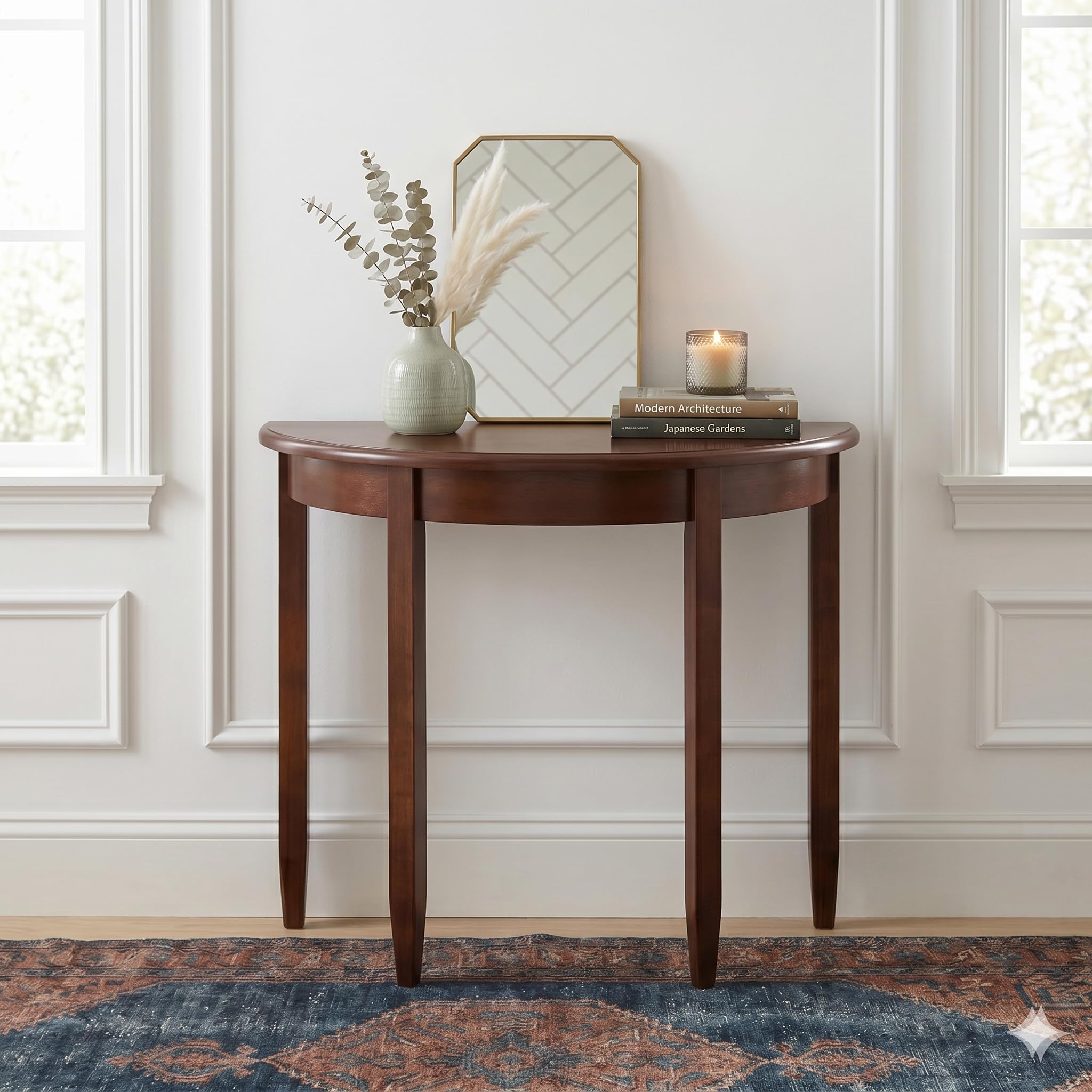 Sheesham Wood Bedside Stool Night Stand Table for Living Room Wooden Table (Finish Color - Walnut Finish)-image-13