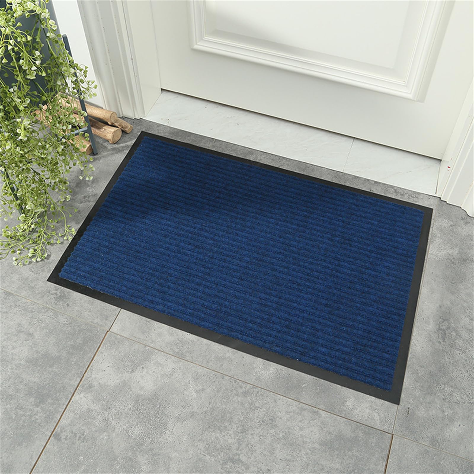 Tapis d'entrée 3D fini les portes bloquées avec ce tapis plat antidérapant
