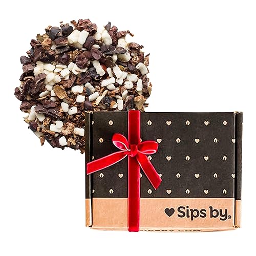 Sips By la mini caja Regala una taza de té Niveles de té con cafeína mixta Regalo de vacaciones Juegos de regalo de té