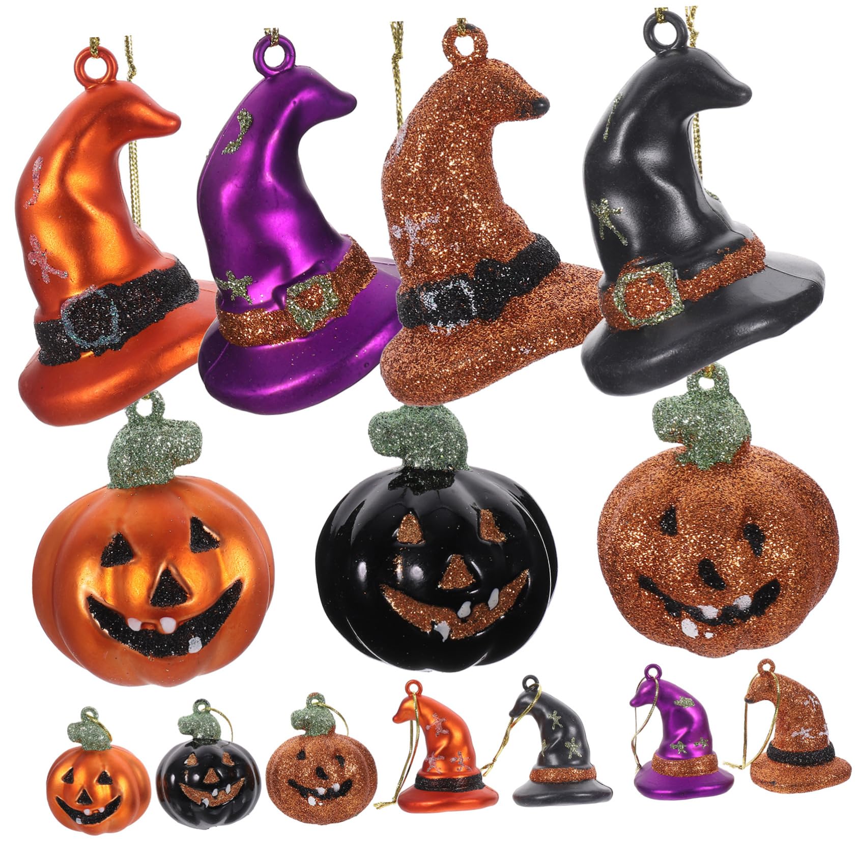 Ornamenti Di Halloween 27 Pezzi Decorazioni Per Porte Appese Ciondolo Per Albero Zucca Cappello Da Strega Per Feste Di Halloween