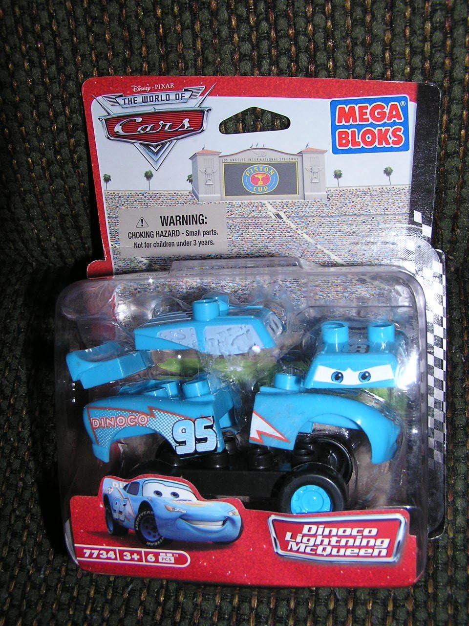 Mega Bloks Disney Cars Dinoco Lightning McQueen Car