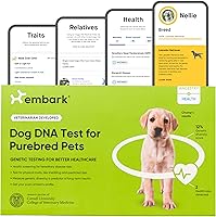 Vista 1 de Embark Purebred Kit - Prueba de ADN para perros - Salud, rasgos, puntaje de diversidad genética (COI), confirmación de raza