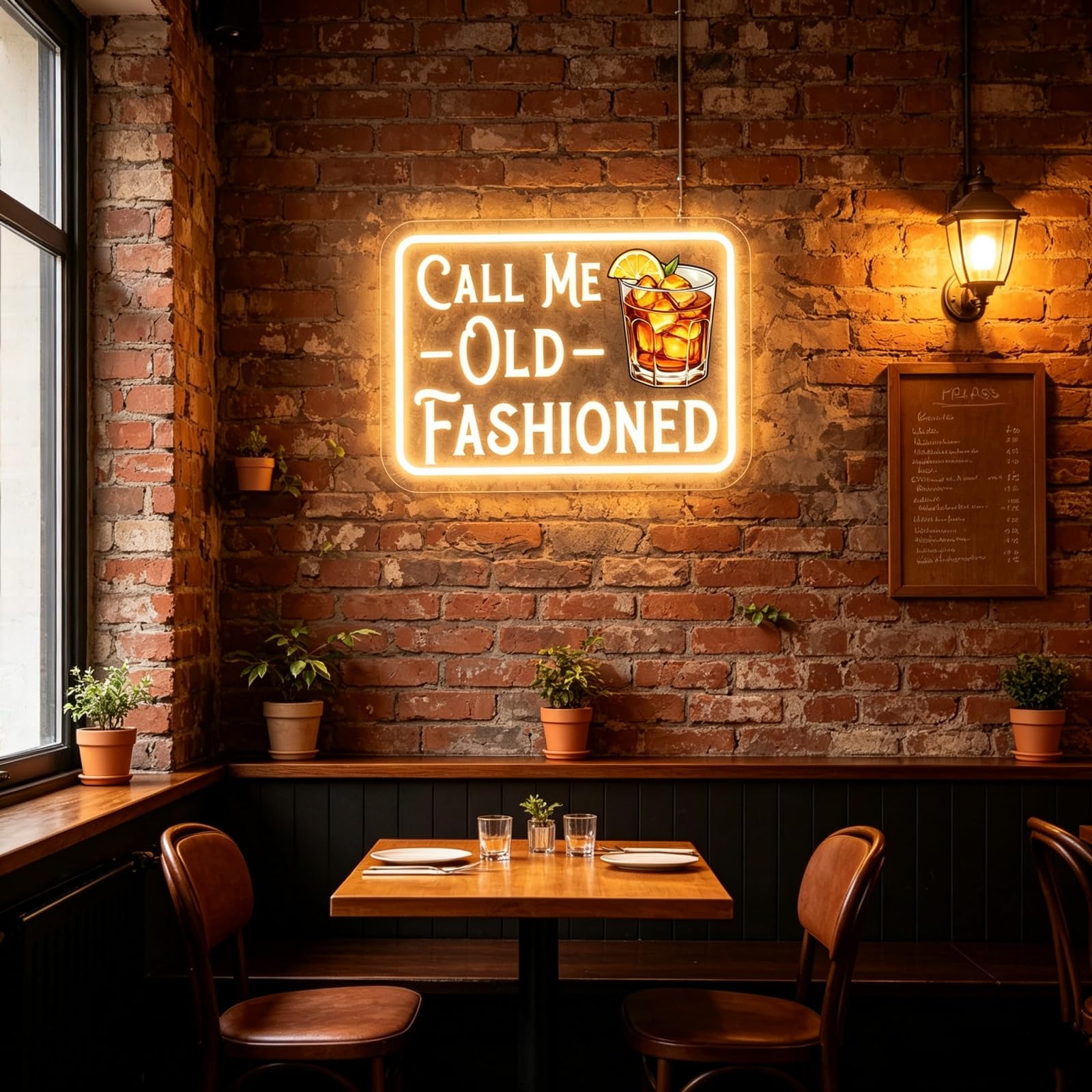 Call Me Old Fashioned ciepły biały neonowy znak do dekoracji ścian, zasilany przez USB, neonowa lampa do retro, baru, domu, baru, baru, koszyka, pubu, na imprezę, prezent dla miłośników