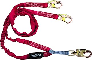 FallTech 8247Y Ironman 6-Foot Y-Leg Shock Absorbing Lanyard EF