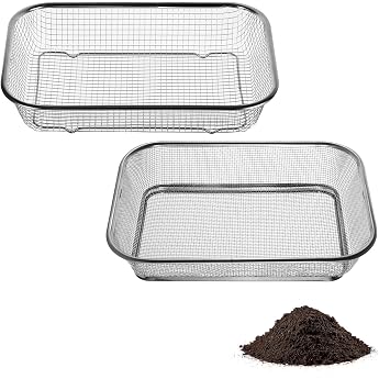 Heavy Duty Stainless Steel Garden Sieve Diameter 3.1 5.7 mm Pack