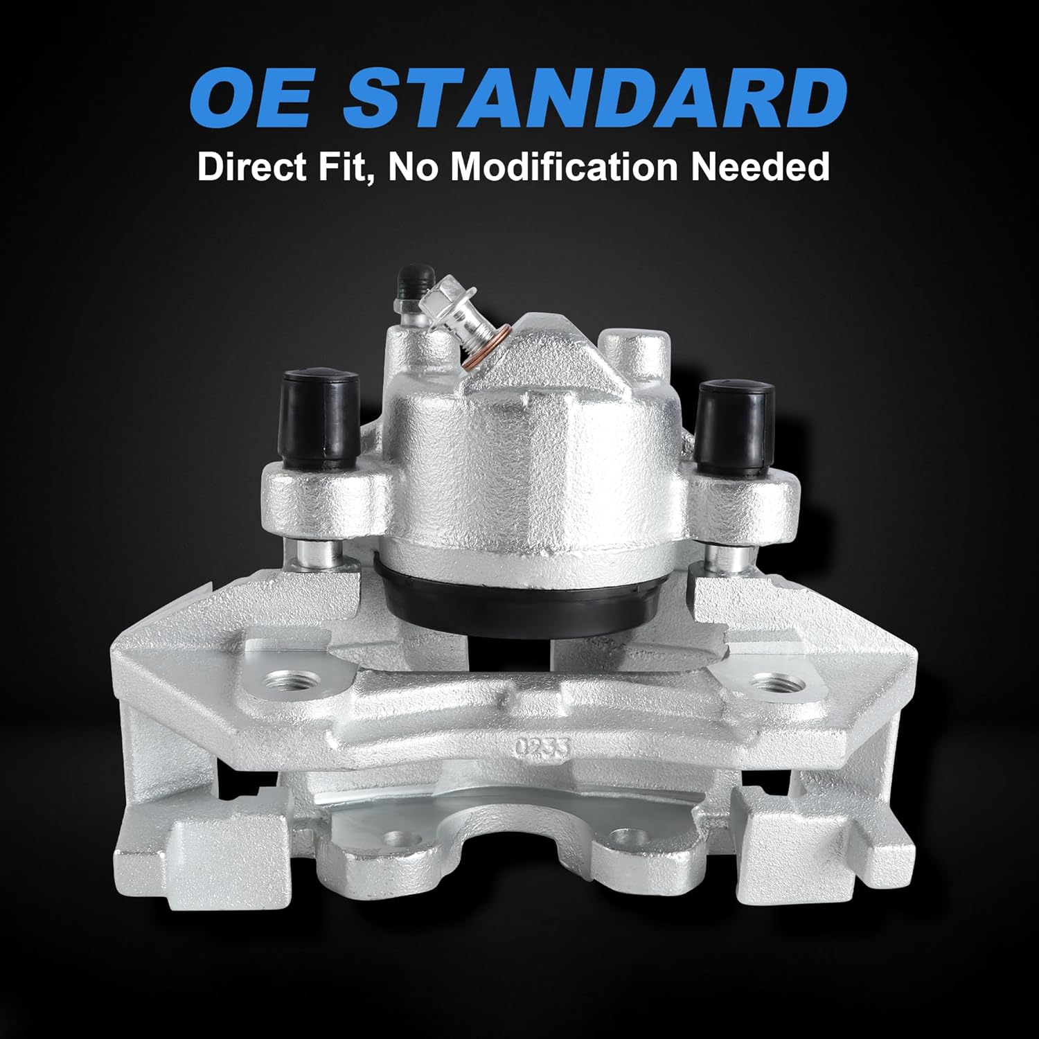 Front Brake Caliper Assembly with Brackets–Compatible with 2011–2012 Ford Escape, 2011 Mazda Tribute, Mercury Mariner–2.5L/3.0L – Driver & Passenger Side – 2-PC Set 18-B5294 18-B5295 AL8Z2B121A