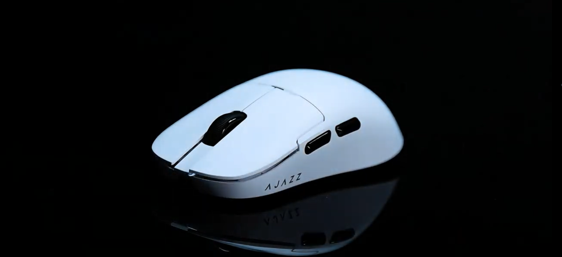 Souris Gaming AJAZZ AJ159P Double Mode Sans Fil - Capteur PAW3395, 26000 DPI, 56g, Blanc