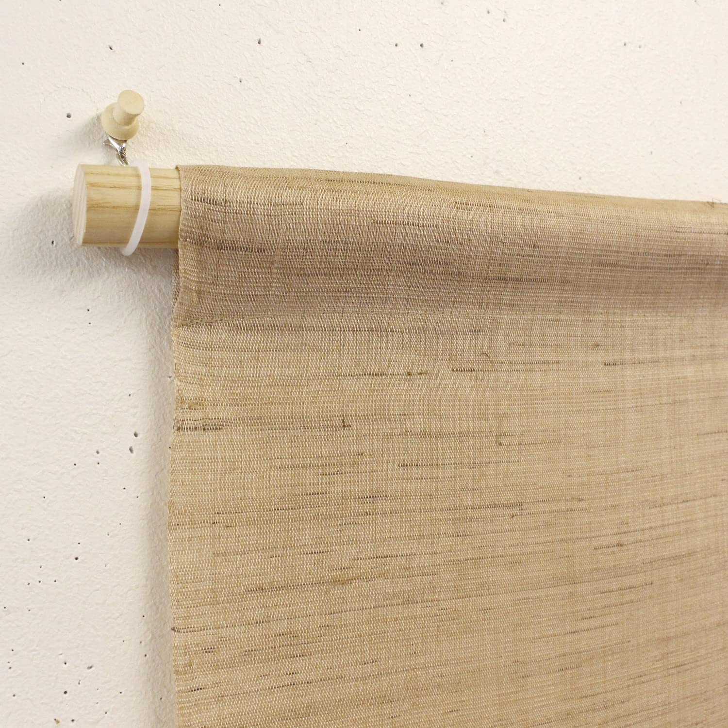 Amazon.co.jp: 麻のタペストリー 無地 砂色 W45xH120cm【四十五布