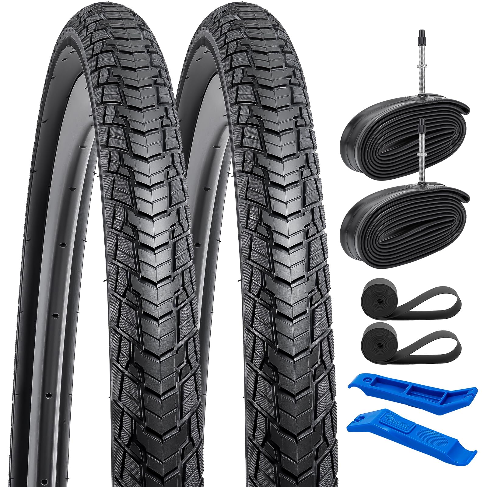 Amazon.com : YUNSCM 2-PCS 700C Road Bike Tires 700X38C/40-622 and 