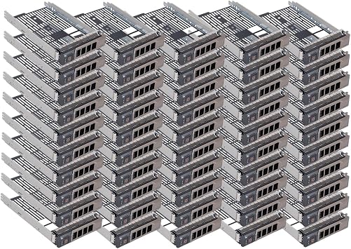 50 Pack Hard Drive Bracket KG1CH 0KG1CH F238F 0F238F SSD Caddy 3.5 Hard Drive Tray Caddy Compatible for Dell Poweredge 11th/12th/13th/14th Generation T340 T440 T640 R430 R530 R730 T630 R420 R520 R720