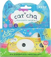 Vista 8 de Cámara de película desechable Retocolor Pixelate 400 de 35mm, 27EXP, ISO400, película negativa a color, sin enfoque, fácil de usar, flash integrado