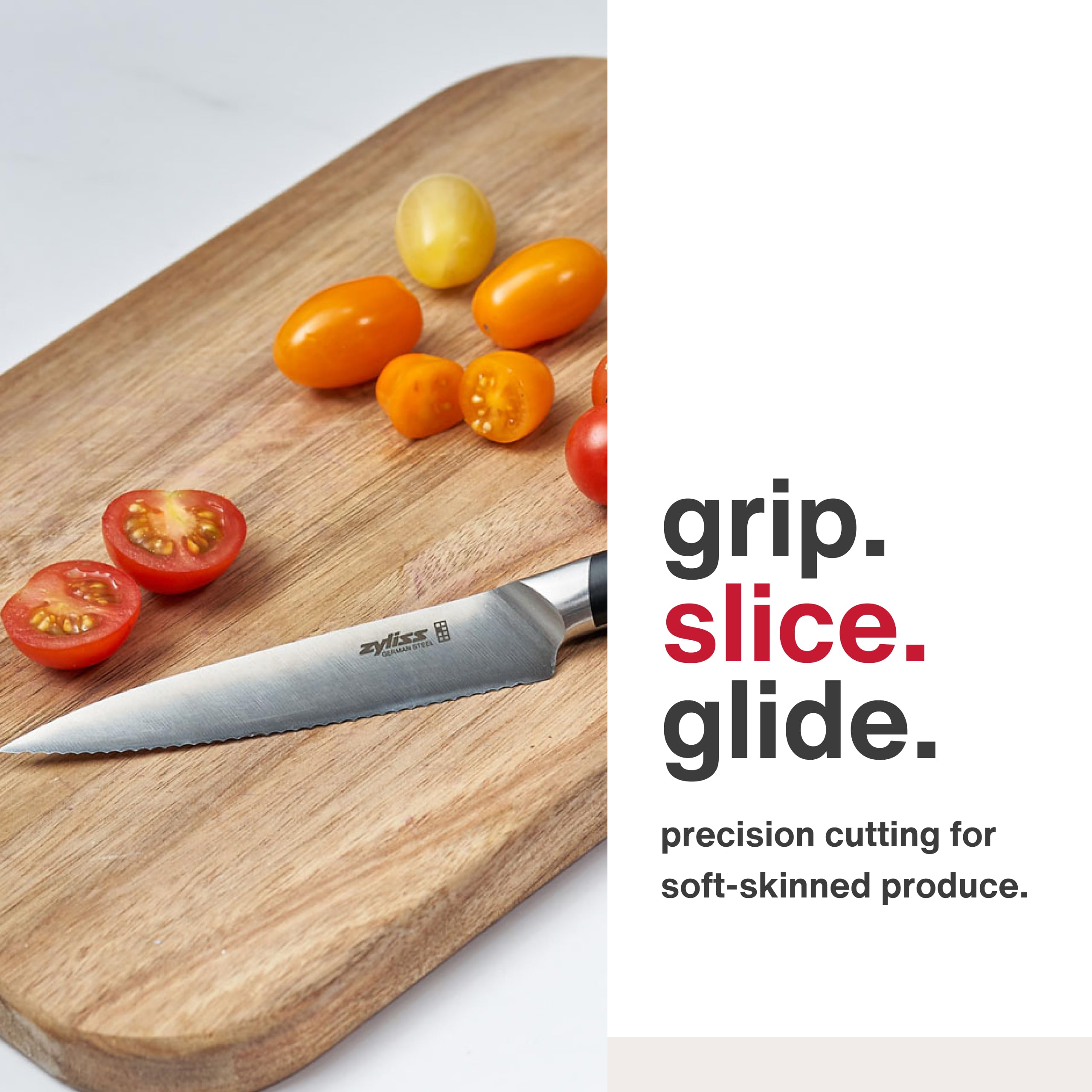 Amazon.com: Zyliss Comfort Pro Serrated Knife, Full Tang, Ice