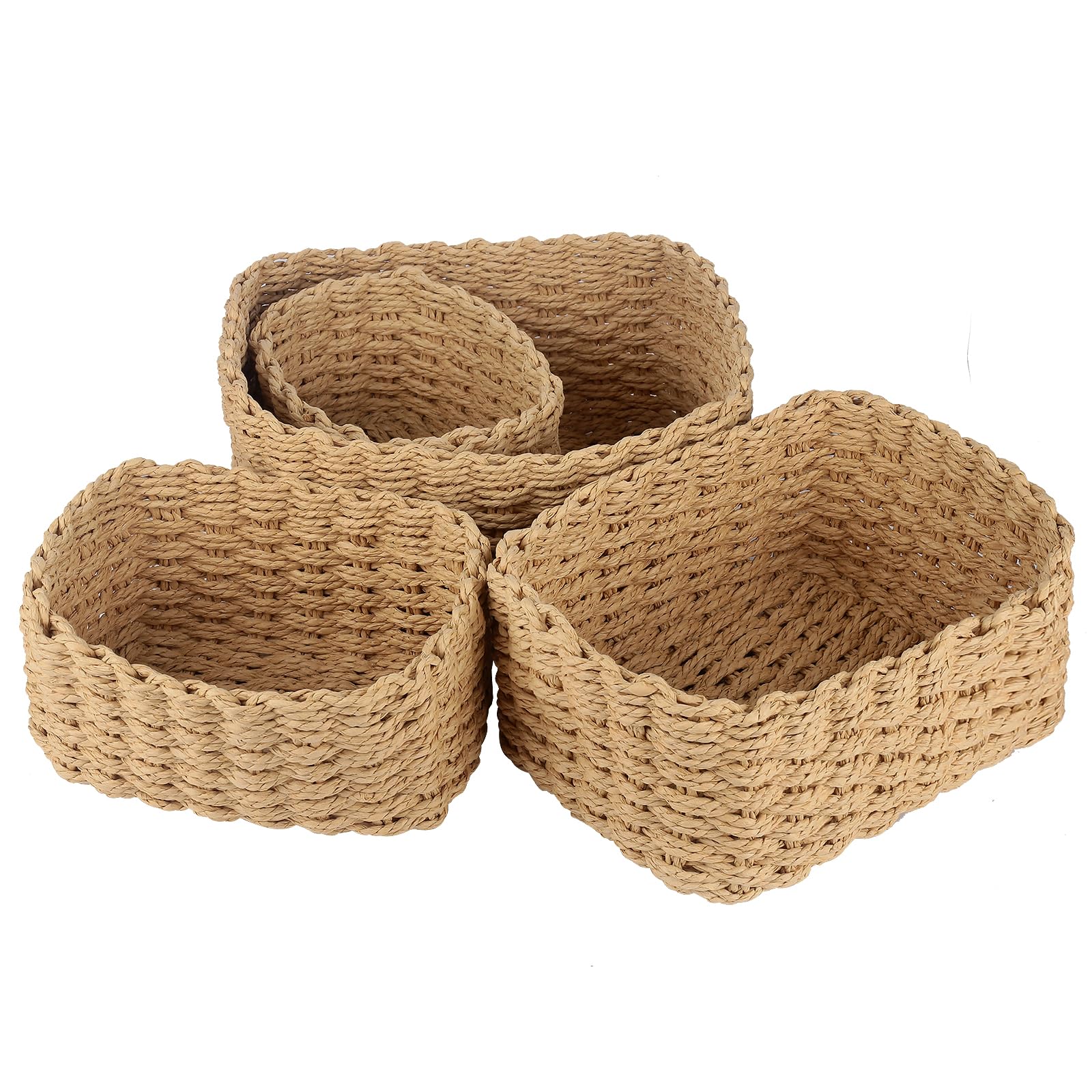 Caja Organizadora Cestos De Mimbre Cesto De Almacenaje De Mimbre