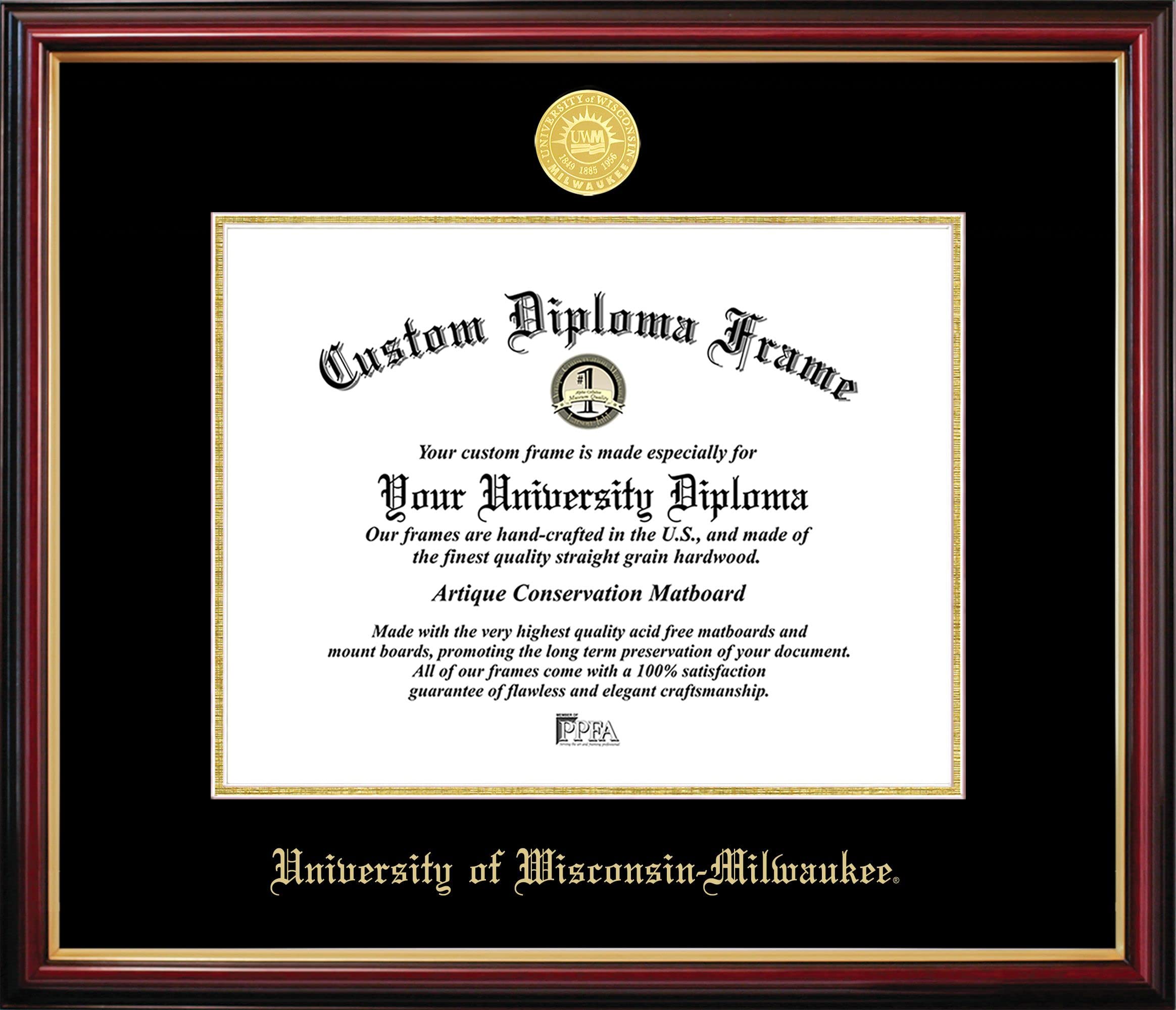 Campus Images University of Wisconsin, Milwaukee Petite Diploma Frame