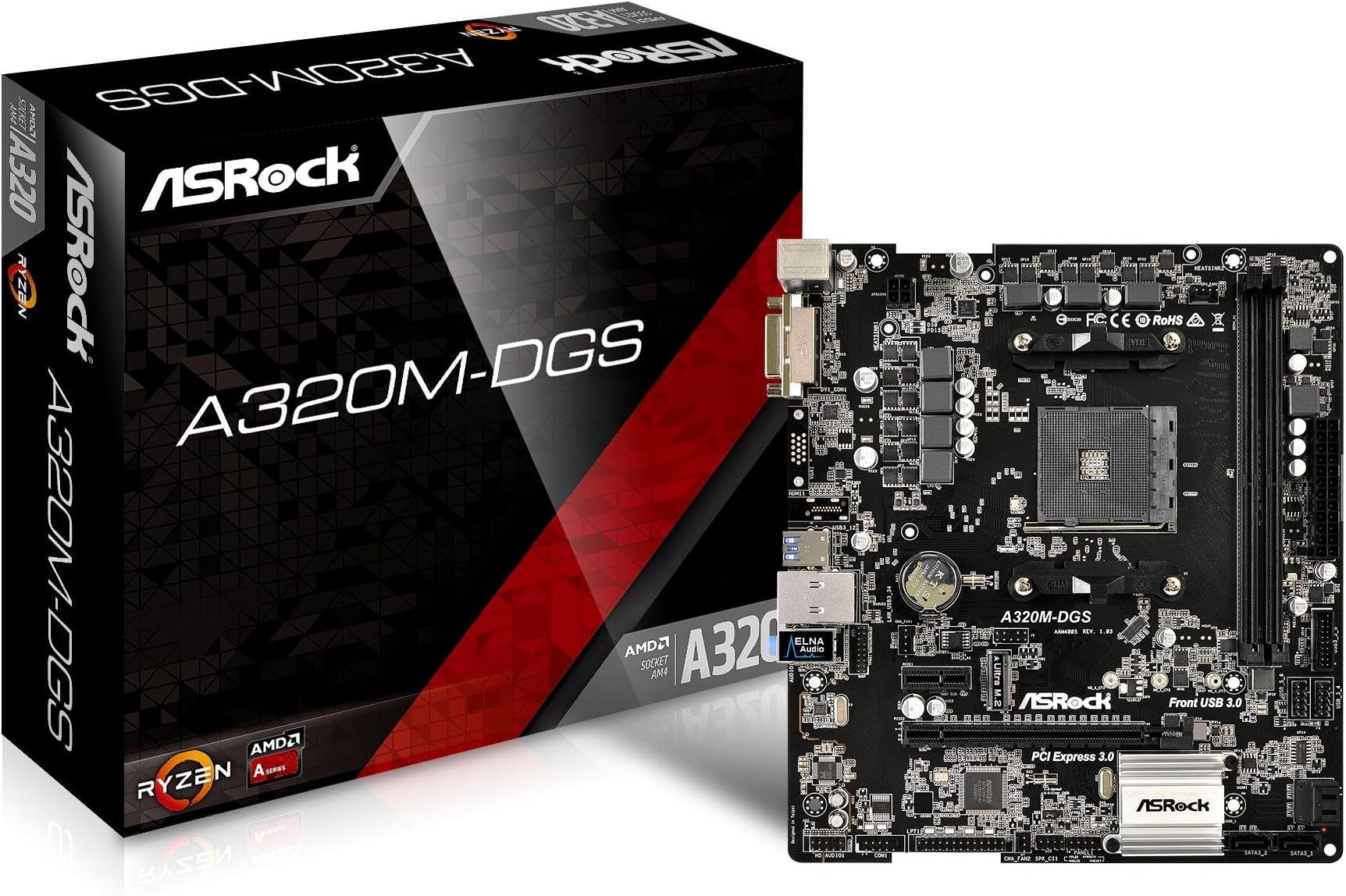 ASRock A320M-DGS Motherboard
