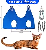 Vista 67 de Pet Dog Grooming Hammock Harness for Medium Dogs Nail Trimming, Dog Sling for Cutting Nails, Dog Hanging Holder Hanger for Clipping Nails with Nail