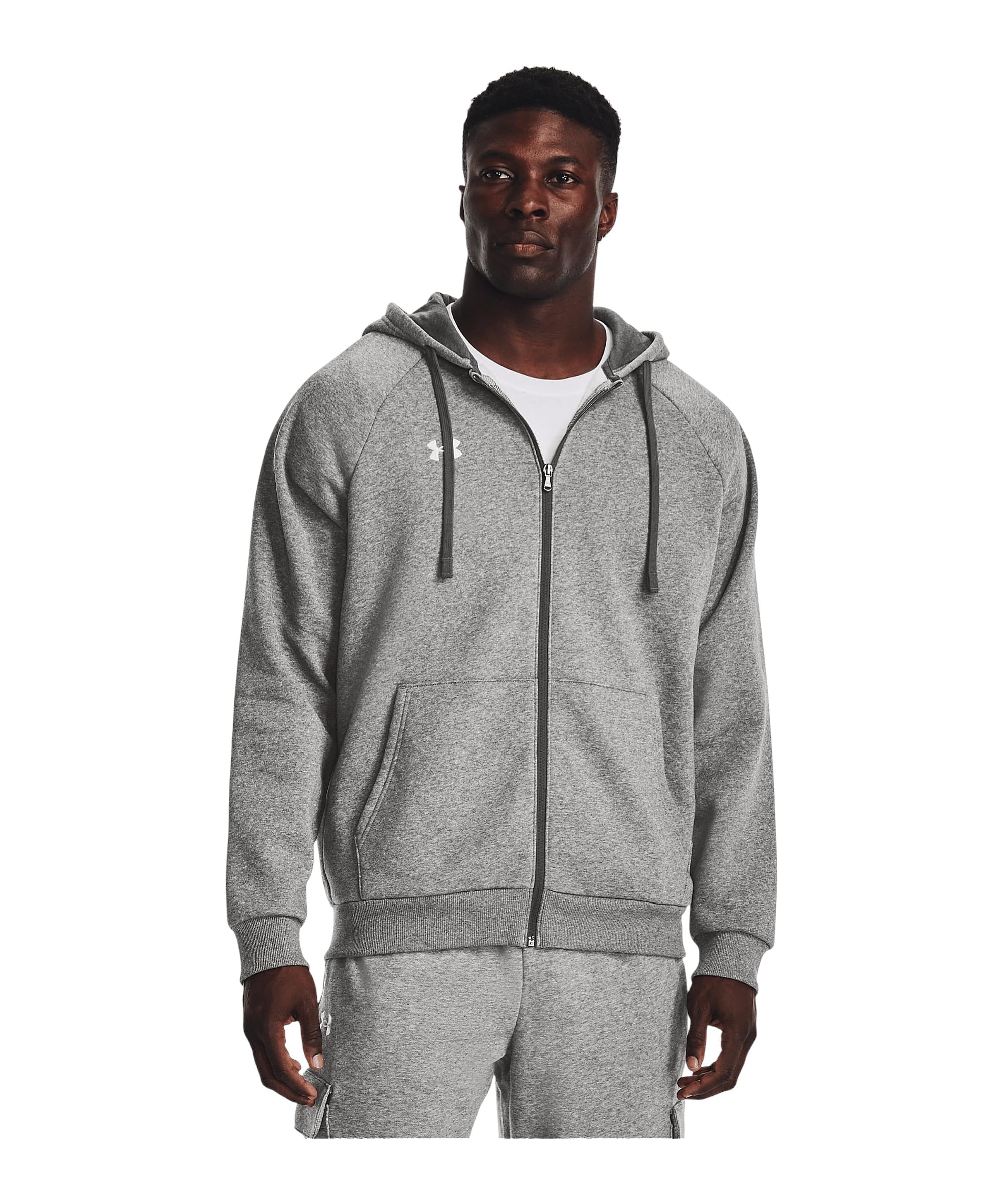 Under Armour Sudadera con Capucha para Hombre UA Rival de Forro Polar con Cremallera Completa Tops de Forro Polar Hombre