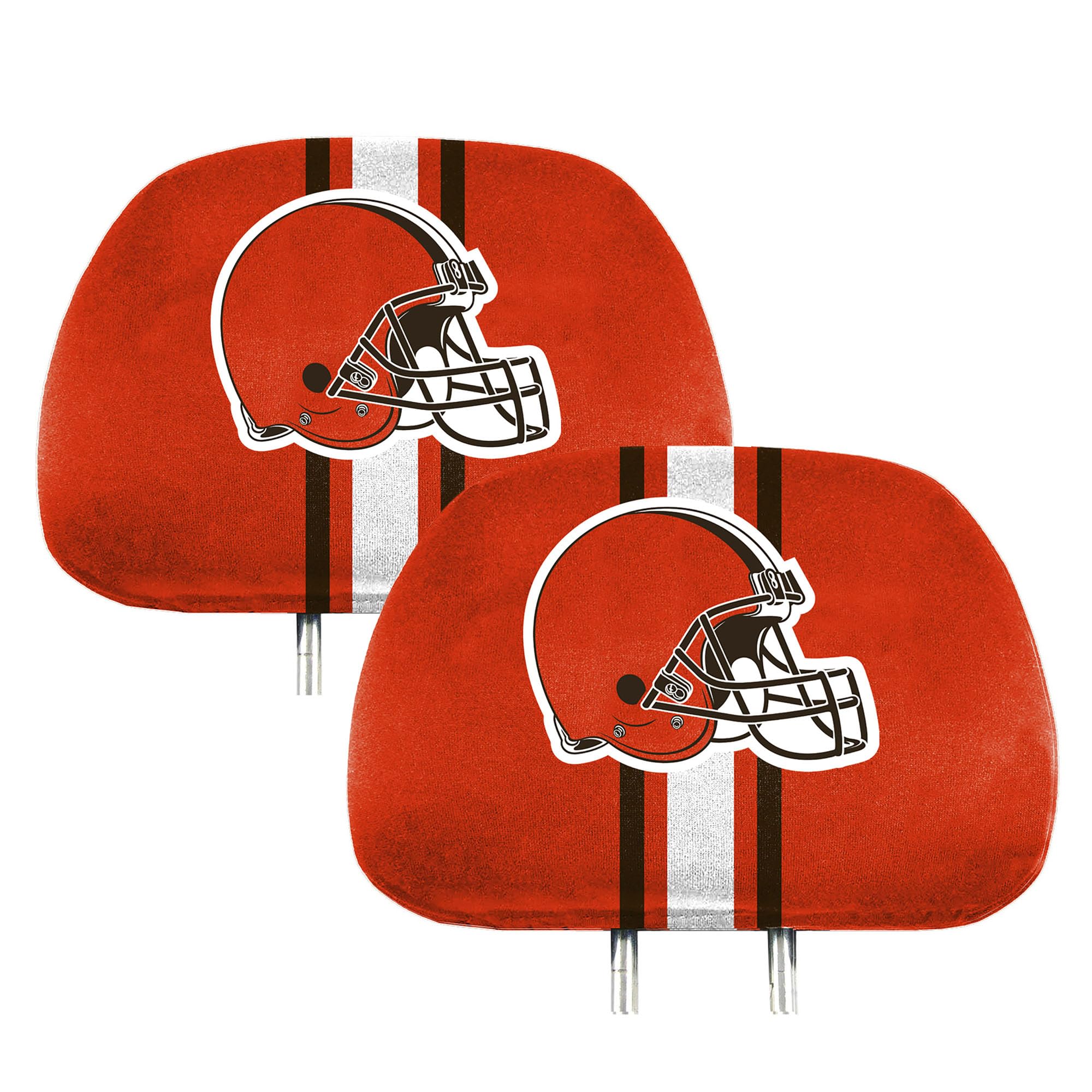 NFL Full-Print Head Rest Covers, 2-Pack