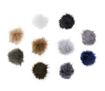 「pompom」 Amazon.com: Juinte 8 Pcs 6 Inch Large Fur Pom Pom Balls for