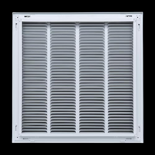 Miniatura 7 de HVAC Premium Rejilla de filtro de aire de retorno de acero de 14 x 14 pulgadas para filtro de 1 pulgada - Carapuerta extraíble - Cubierta de