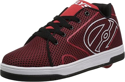 burgundy gold heelys