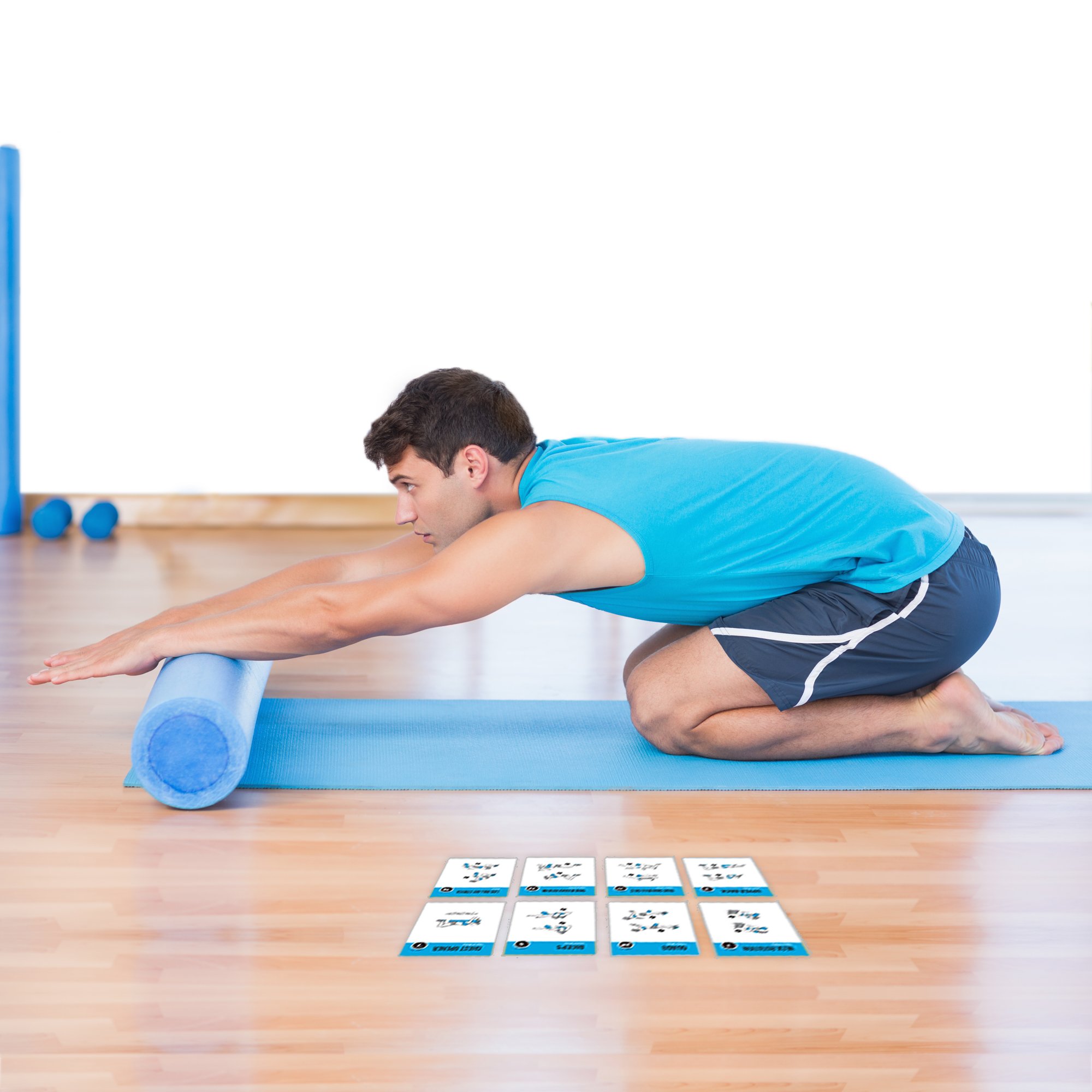 Jeu De Cartes D'Entraînement Yoga Pose - 10 Cartes Fitness Pour Débutants (Hommes/Femmes) NEUF