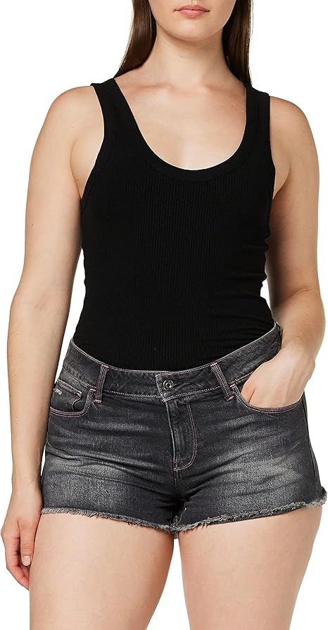 boyfriend shorts black