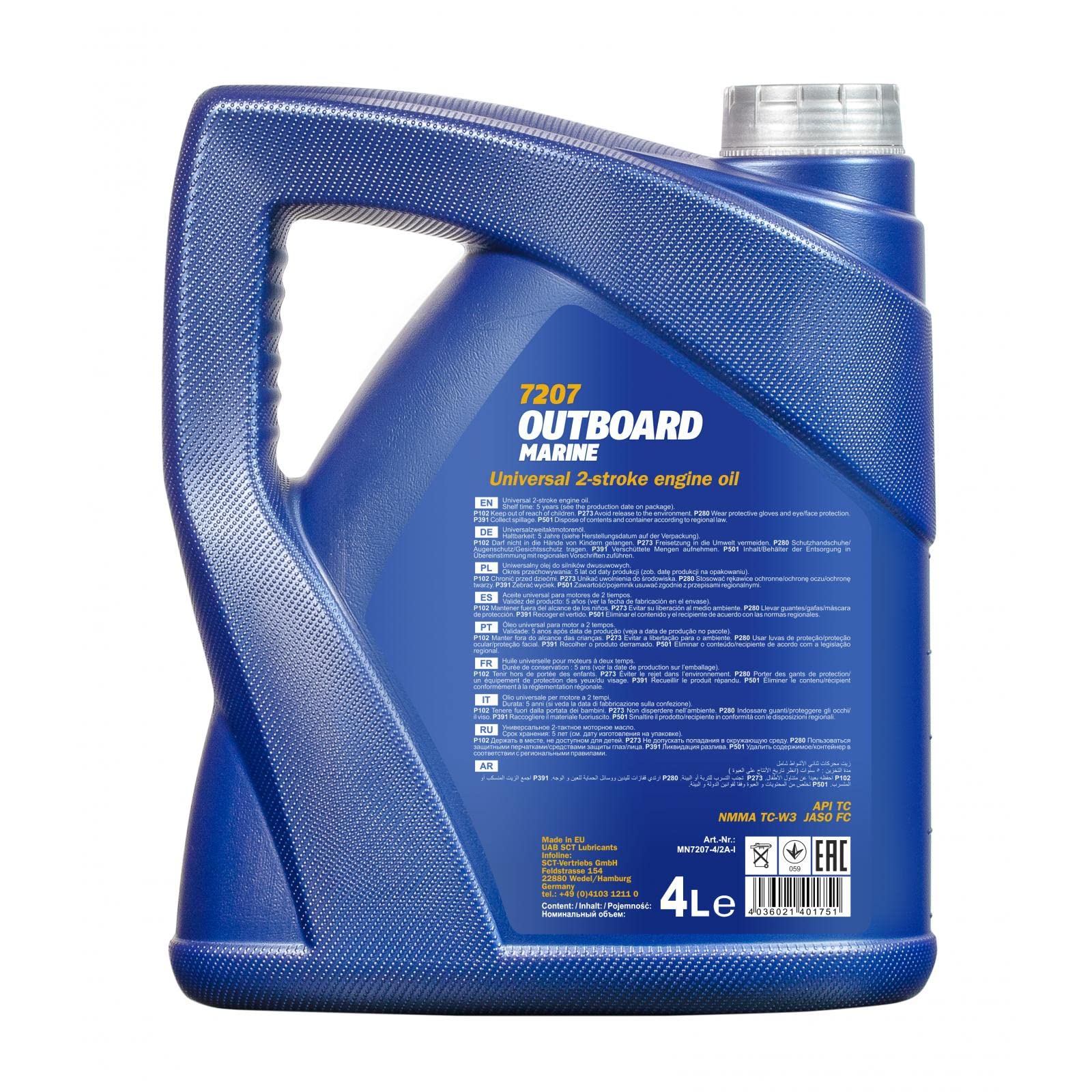 MANNOL Huile moteur Outboard TD Marine 4 L