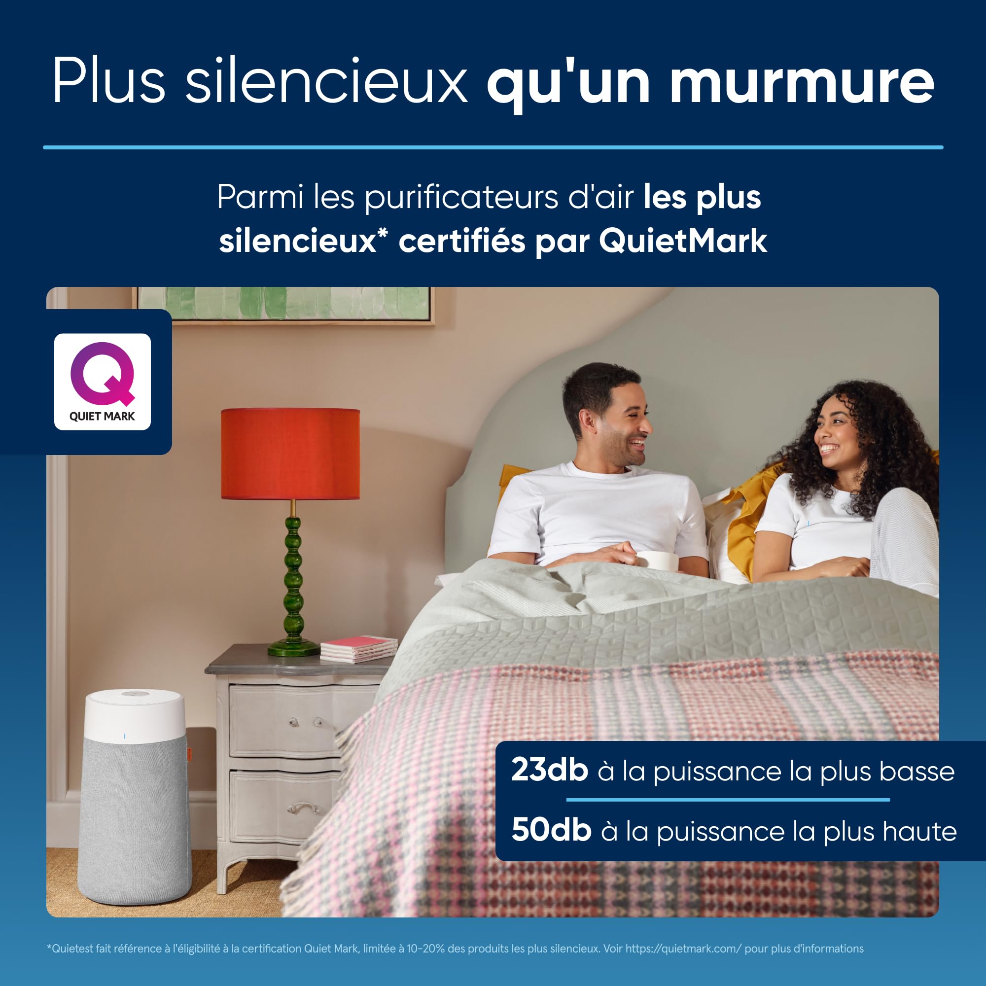 BLUEAIR Blue Pure 3450i Max Purificateur d’air pour pièces jusqu’à 103 m² – Intelligent, silencieux, HEPASilent™ | Élimine allergènes, poils d’animaux, fumée, poussière, moisissures