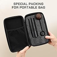 Vista 5 de MAVO Molinillo de Café Manual, Molinillo de Café de Mano Wizard, Capacidad 25g con Rebaba Cónica Hexagonal de Acero Inoxidable CNC, Configuración